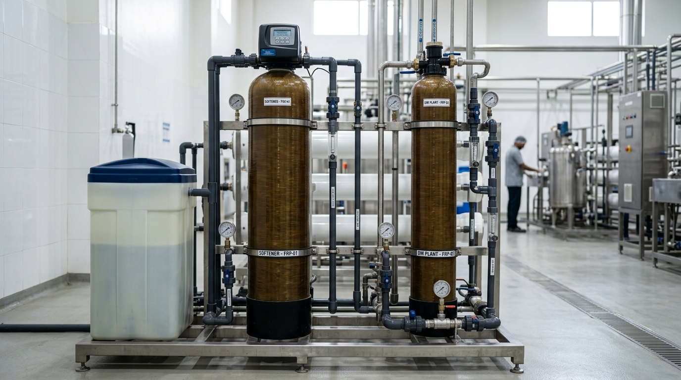Water softeners & DM plants